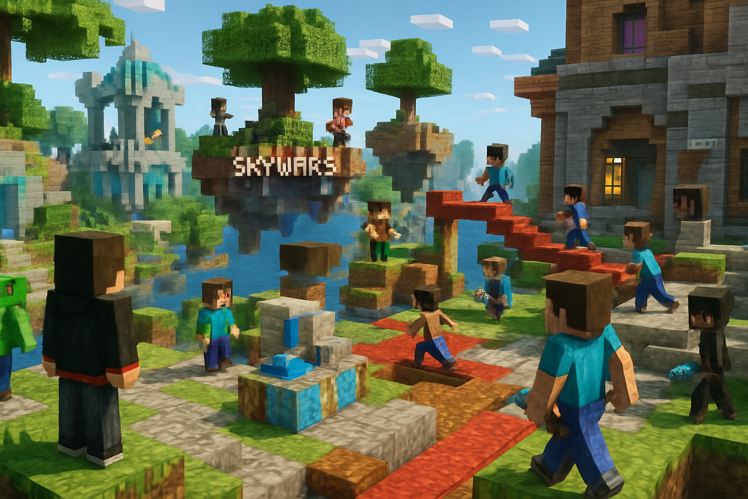 Мини-игры в Minecraft — Лучшие серверы для мини-игр Мини-игры в Minecraft — Лучшие серверы для мини-игр